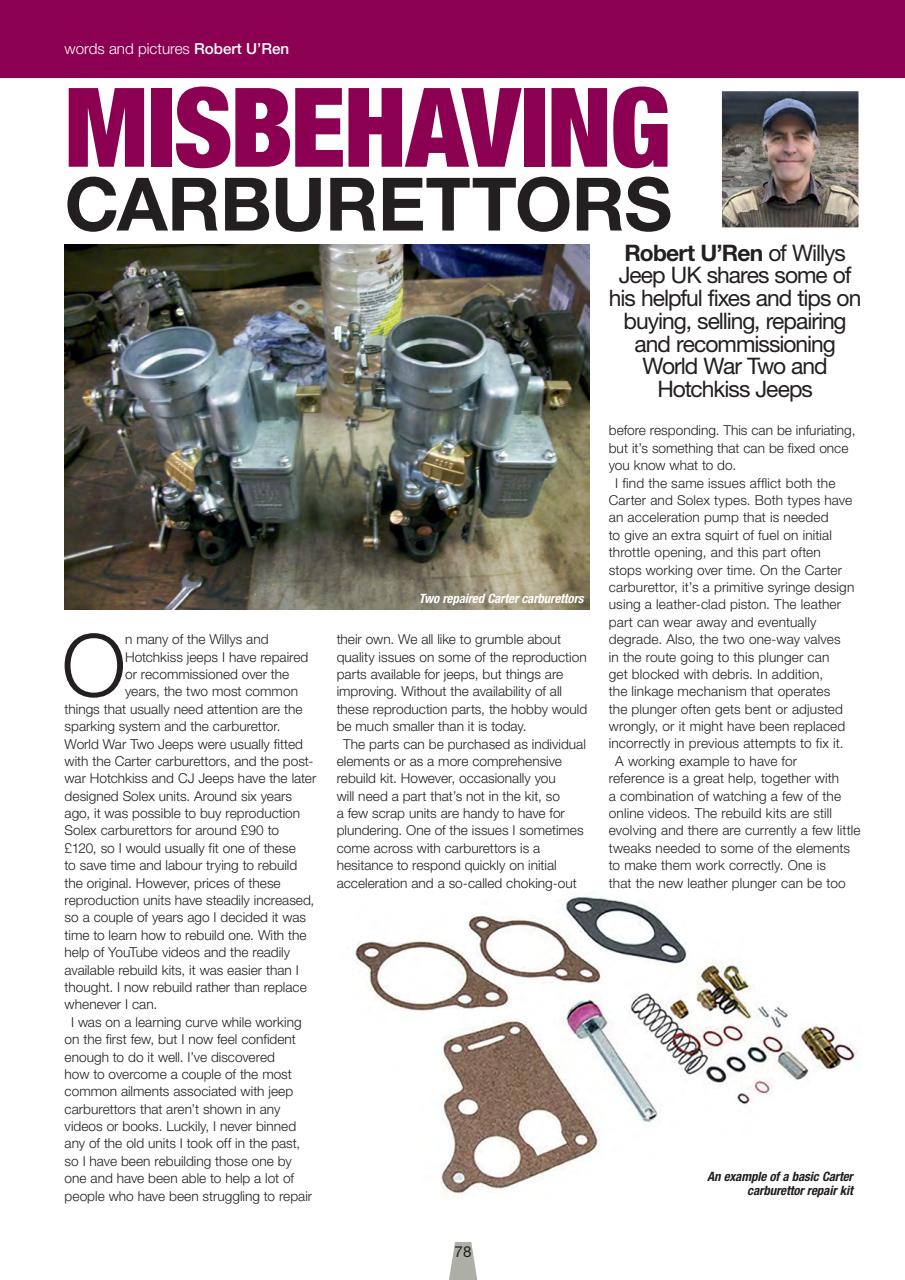 Classic Military Vehicle Preview Pages