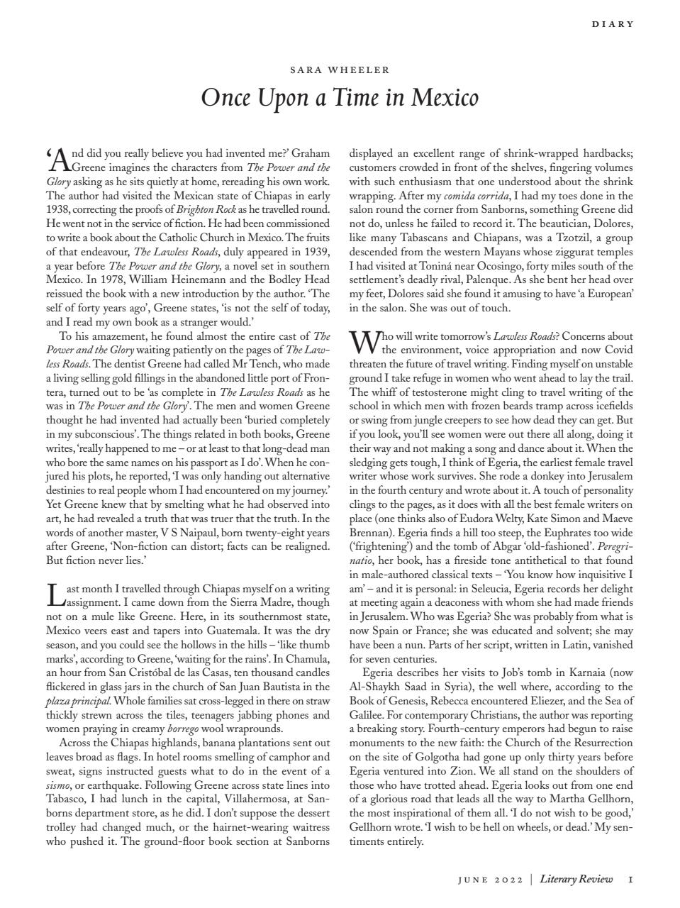 Literary Review Preview Pages