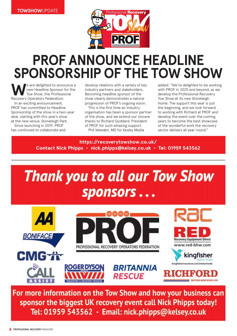 Professional Recovery Magazine Preview Pages