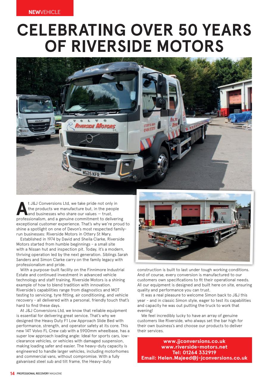 Professional Recovery Magazine Preview Pages