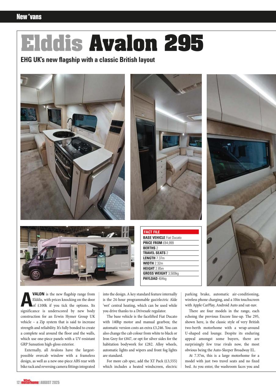 What Motorhome magazine Preview Pages