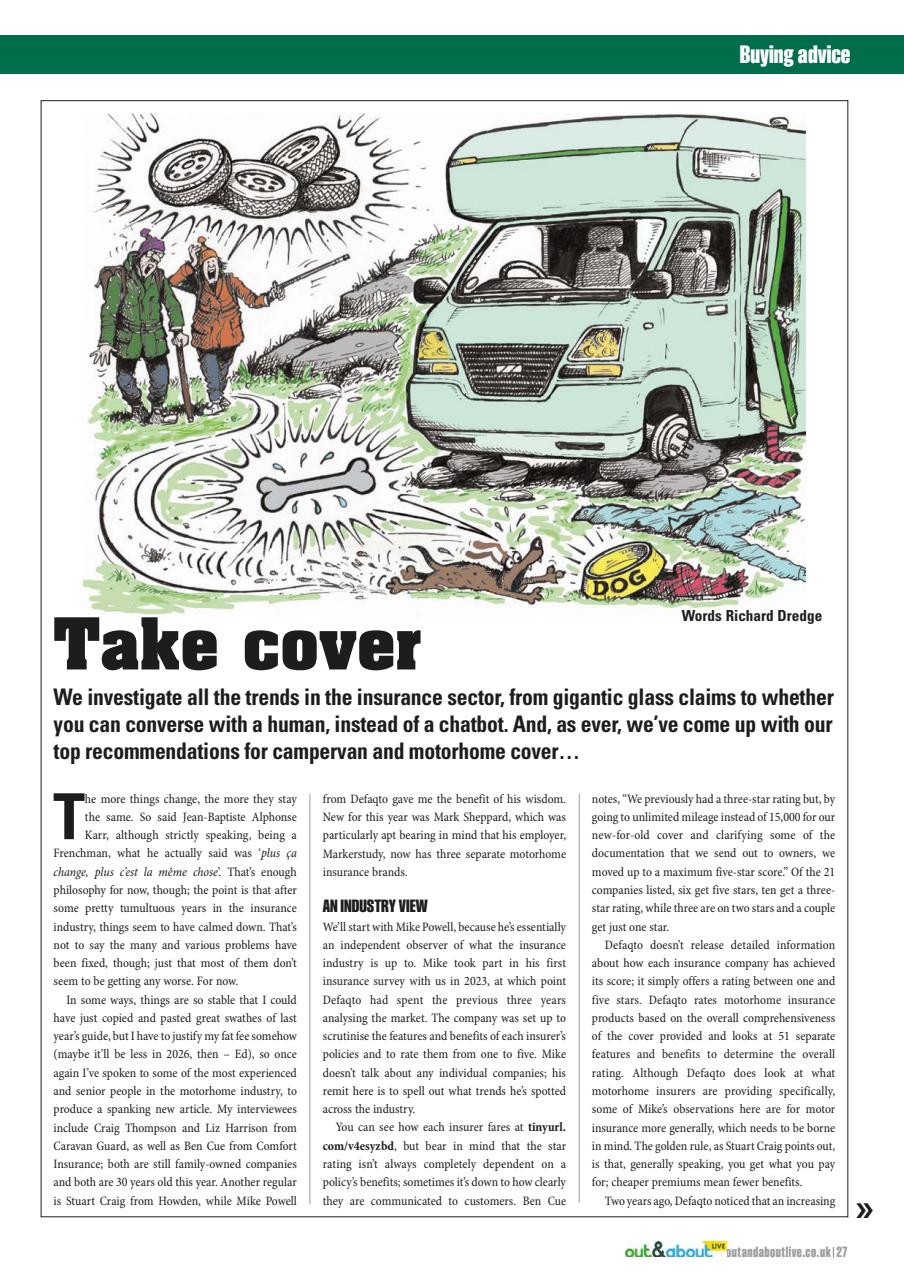 What Motorhome magazine Preview Pages