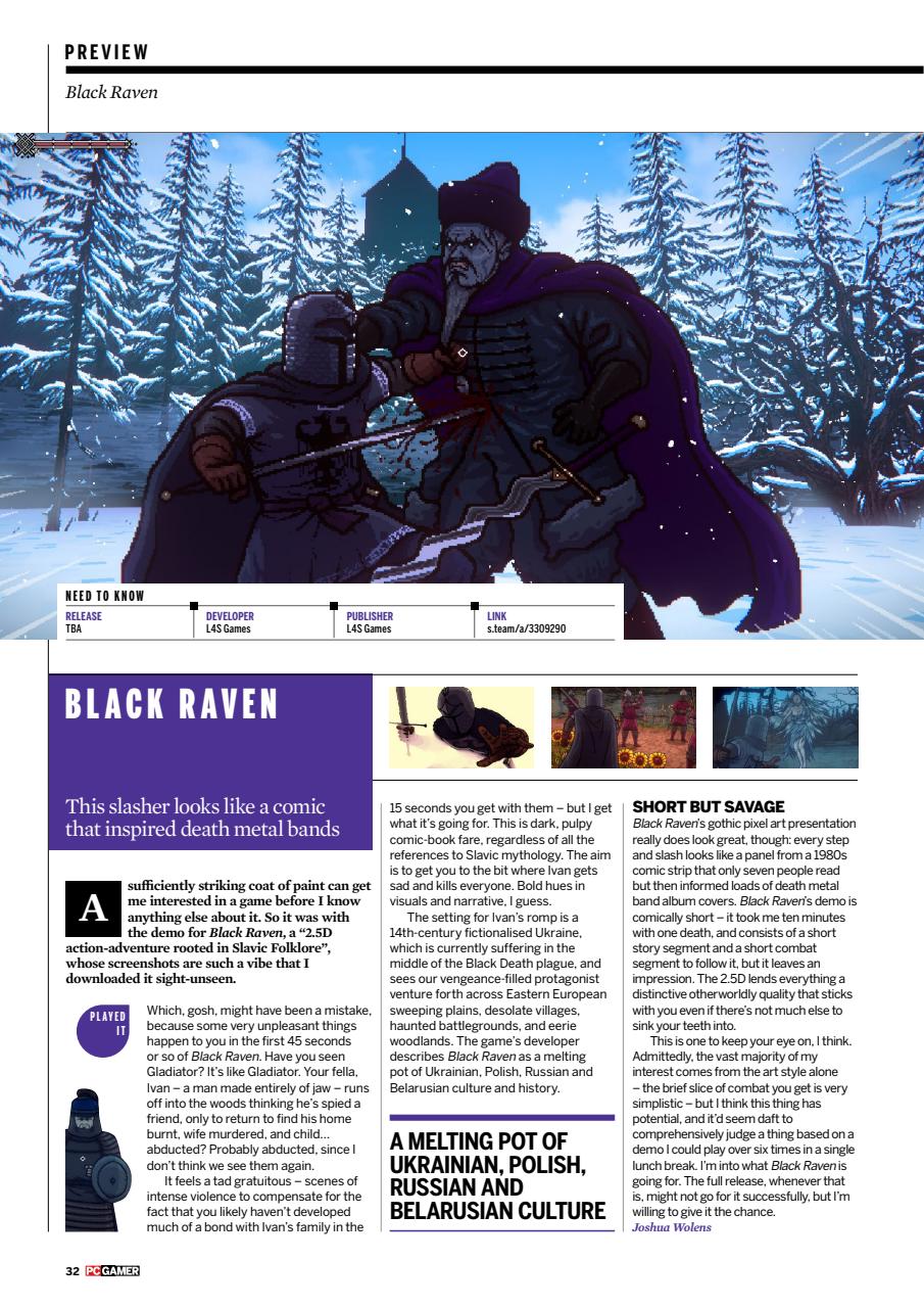 PC Gamer (UK Edition) Preview Pages