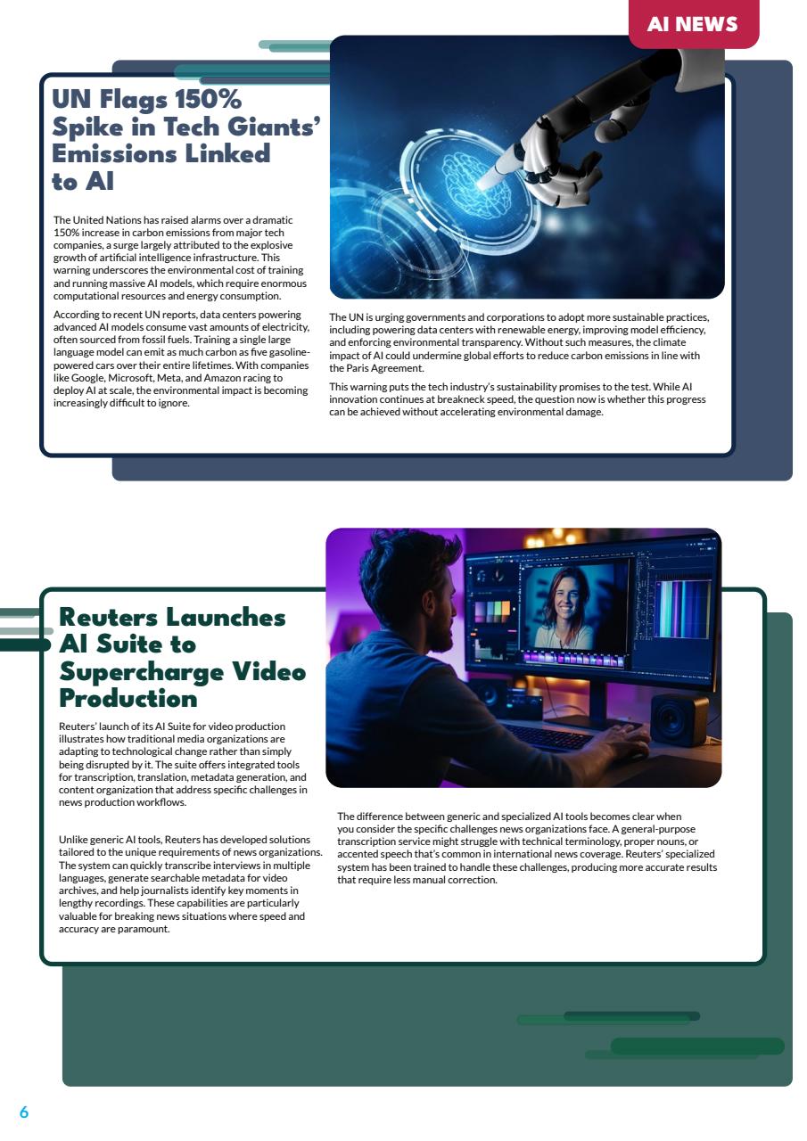 Tech AI Magazine Preview Pages