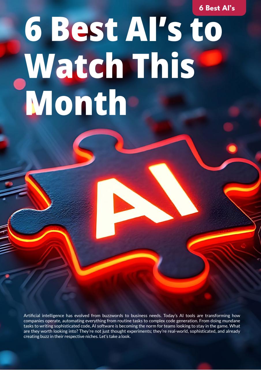 Tech AI Magazine Preview Pages