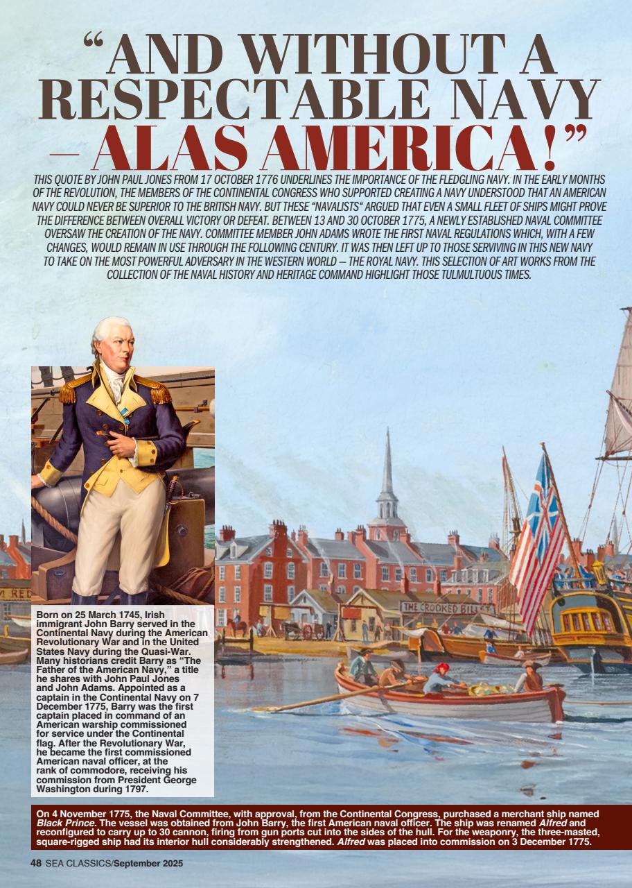 Sea Classics - Where History Sets Sail Preview Pages