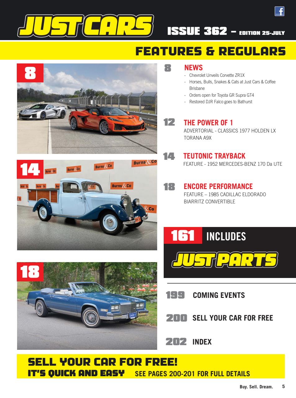 JUST CARS Preview Pages