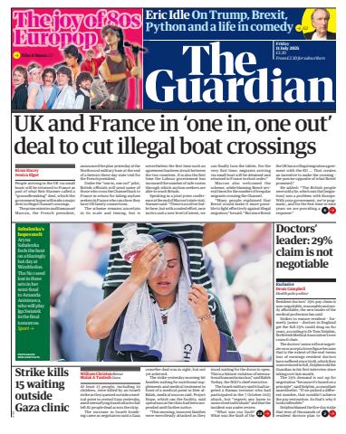 The Guardian Newspaper issue Friday, 11 July 2025