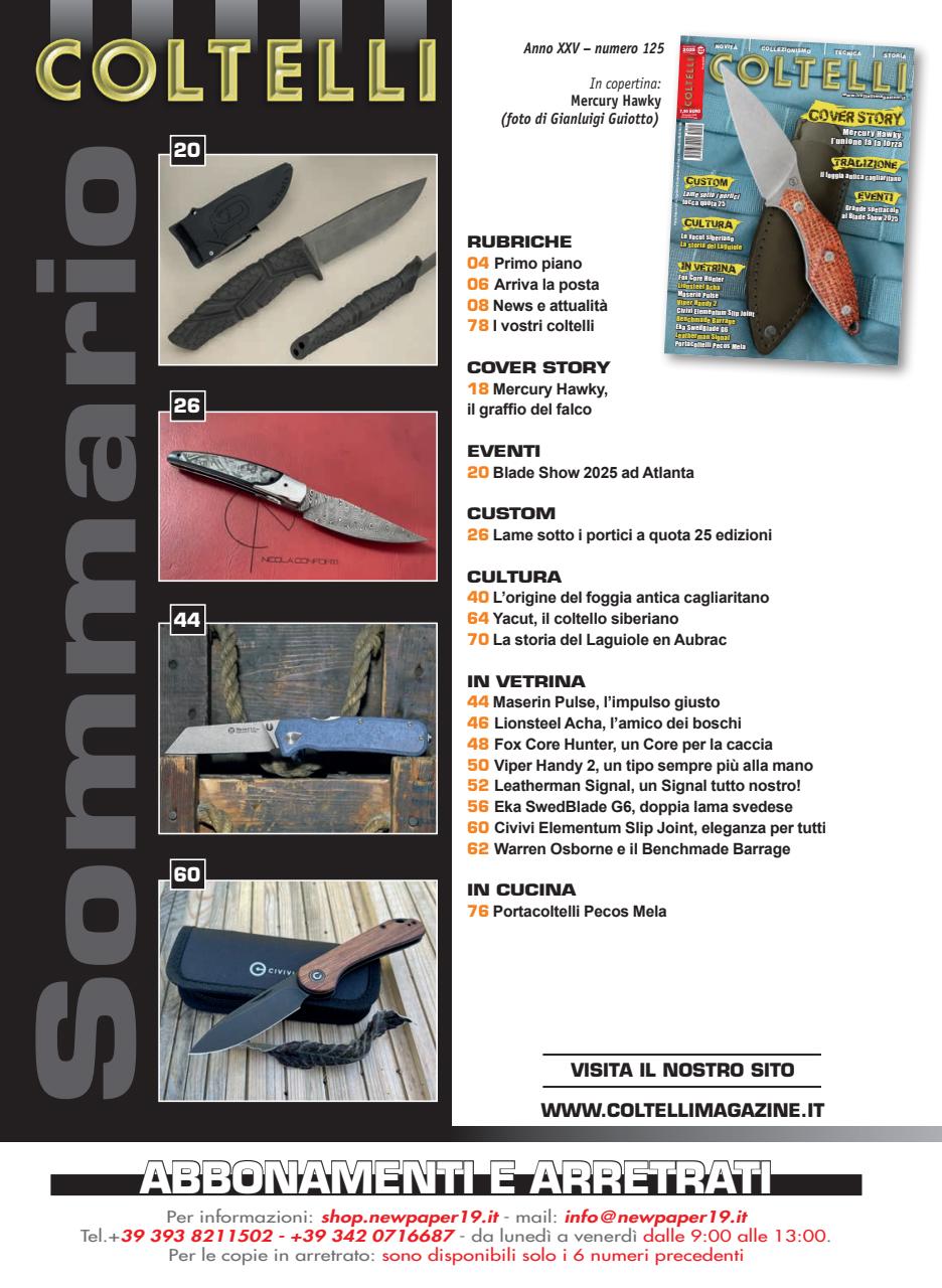 COLTELLI Preview Pages