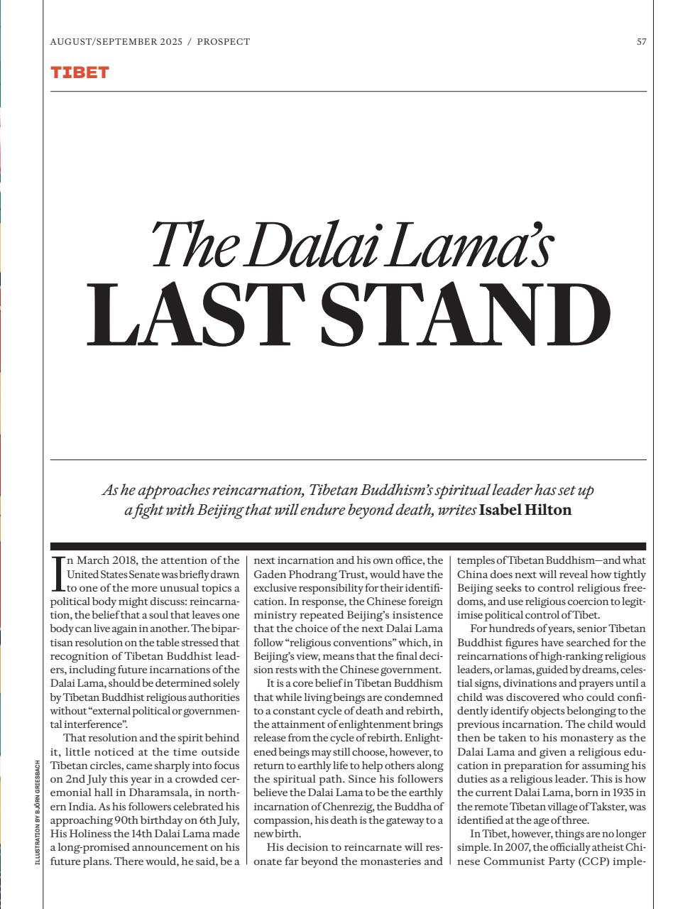 Prospect Magazine Preview Pages