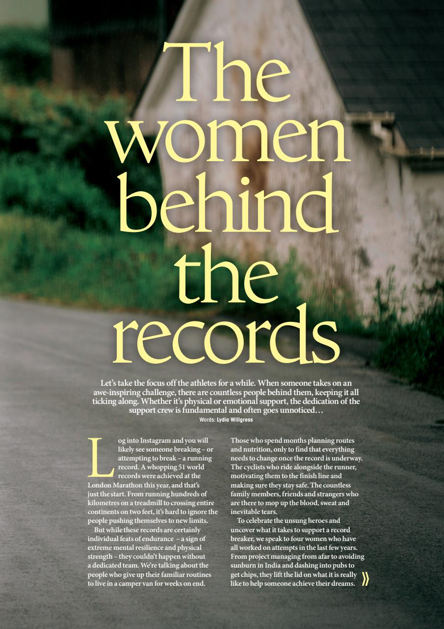 Women’s Running Preview Pages