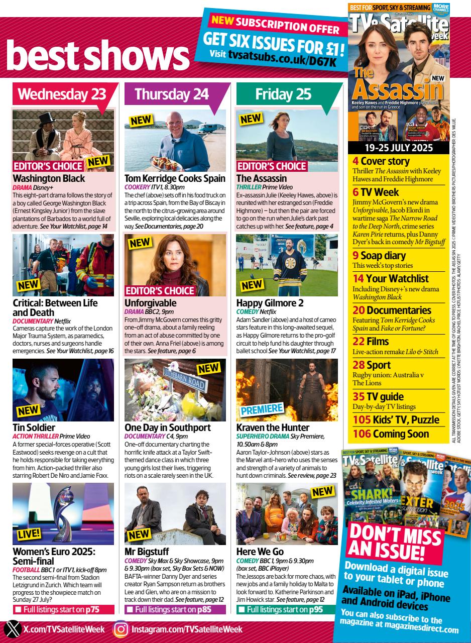 TV & Satellite Week Preview Pages