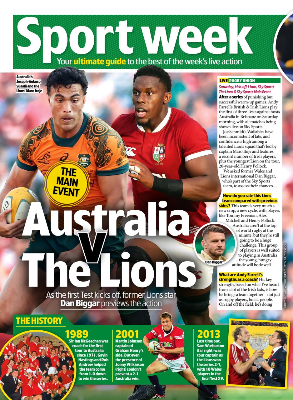 TV & Satellite Week Preview Pages