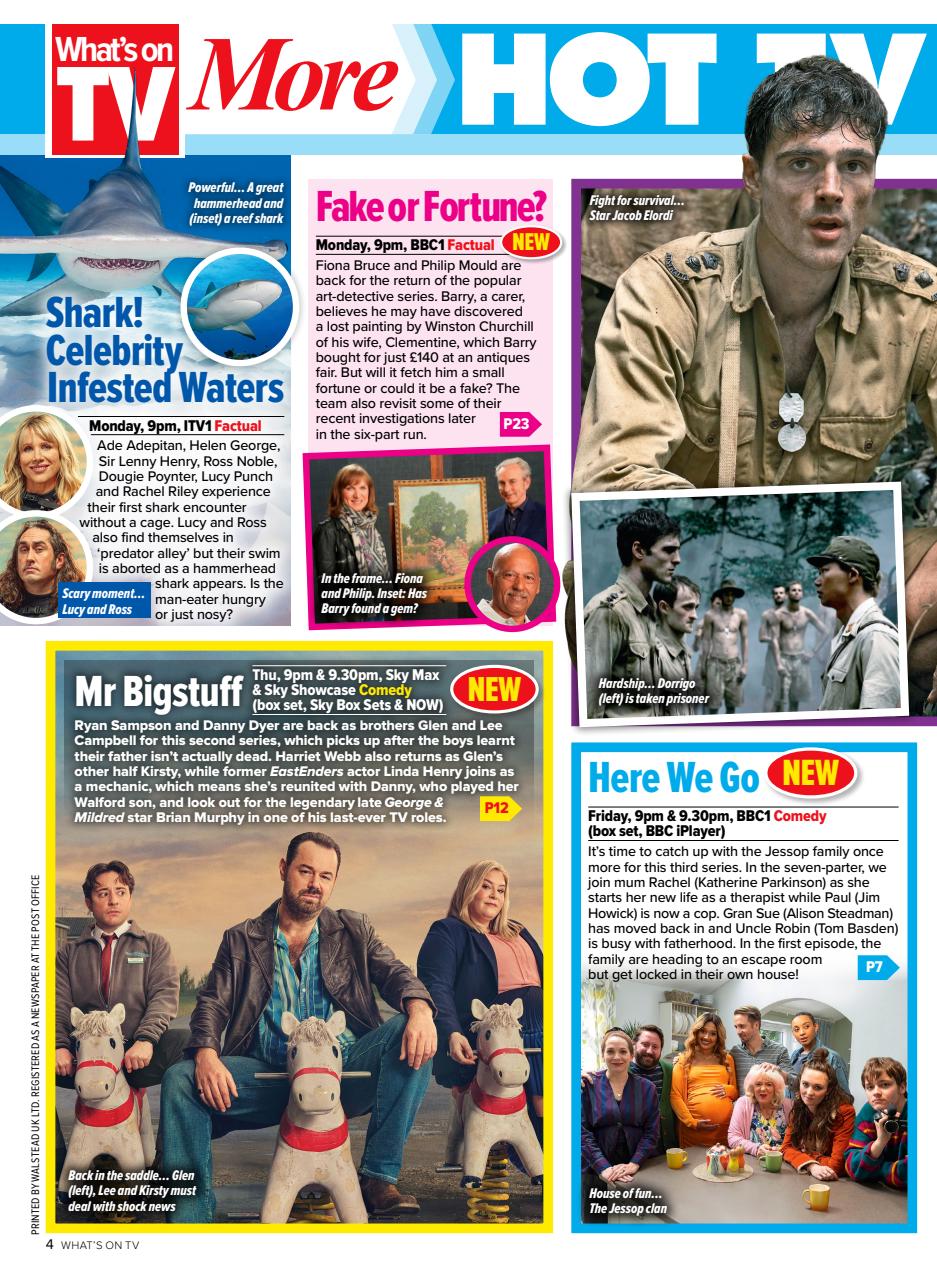 What's on TV Preview Pages