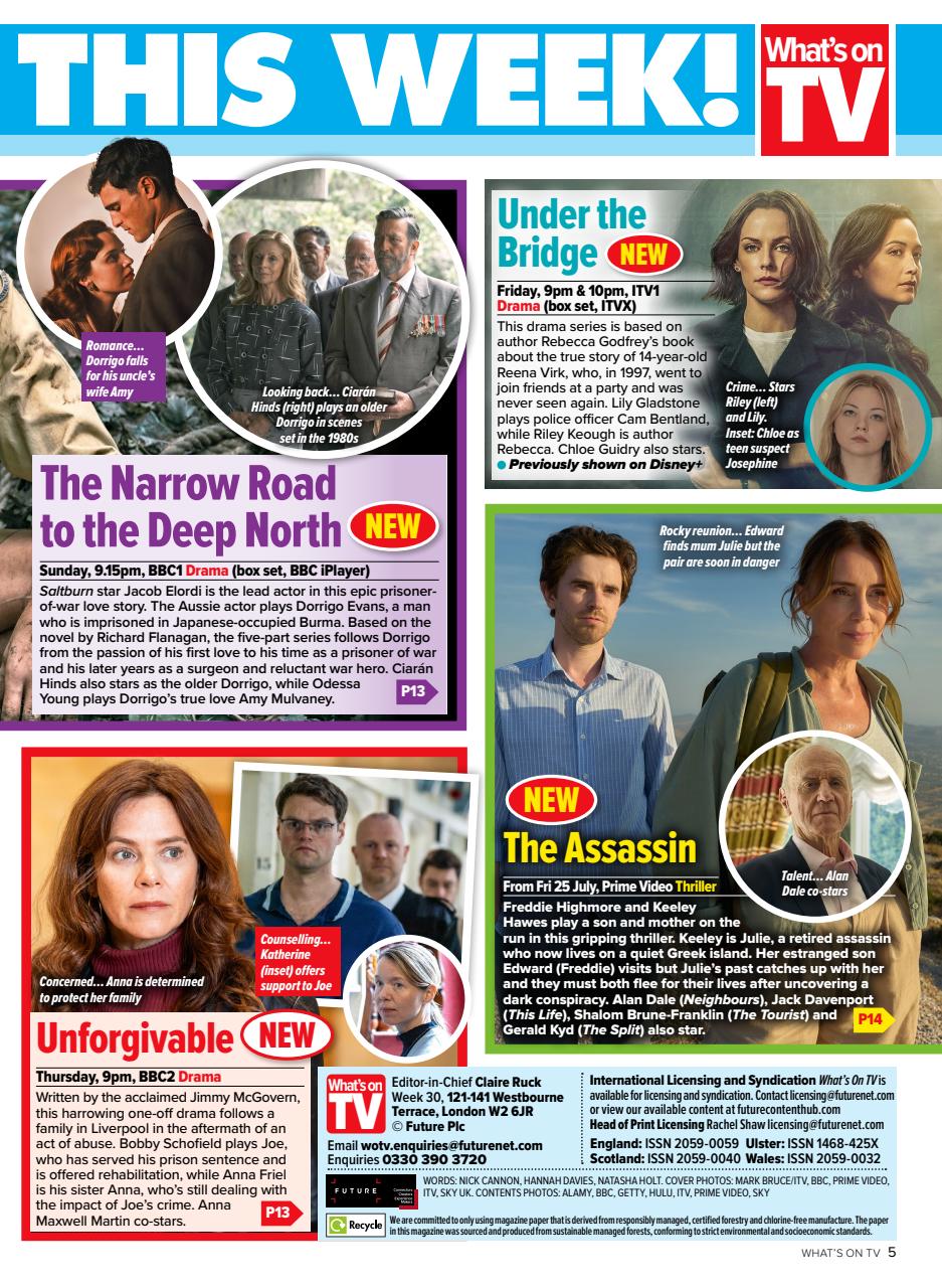 What's on TV Preview Pages