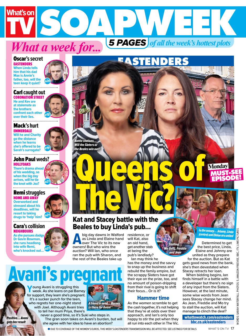 What's on TV Preview Pages