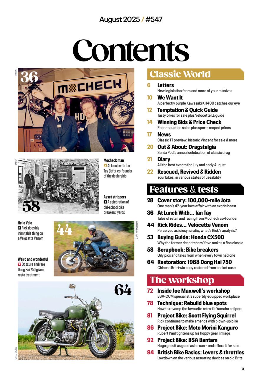 Classic Bike Preview Pages