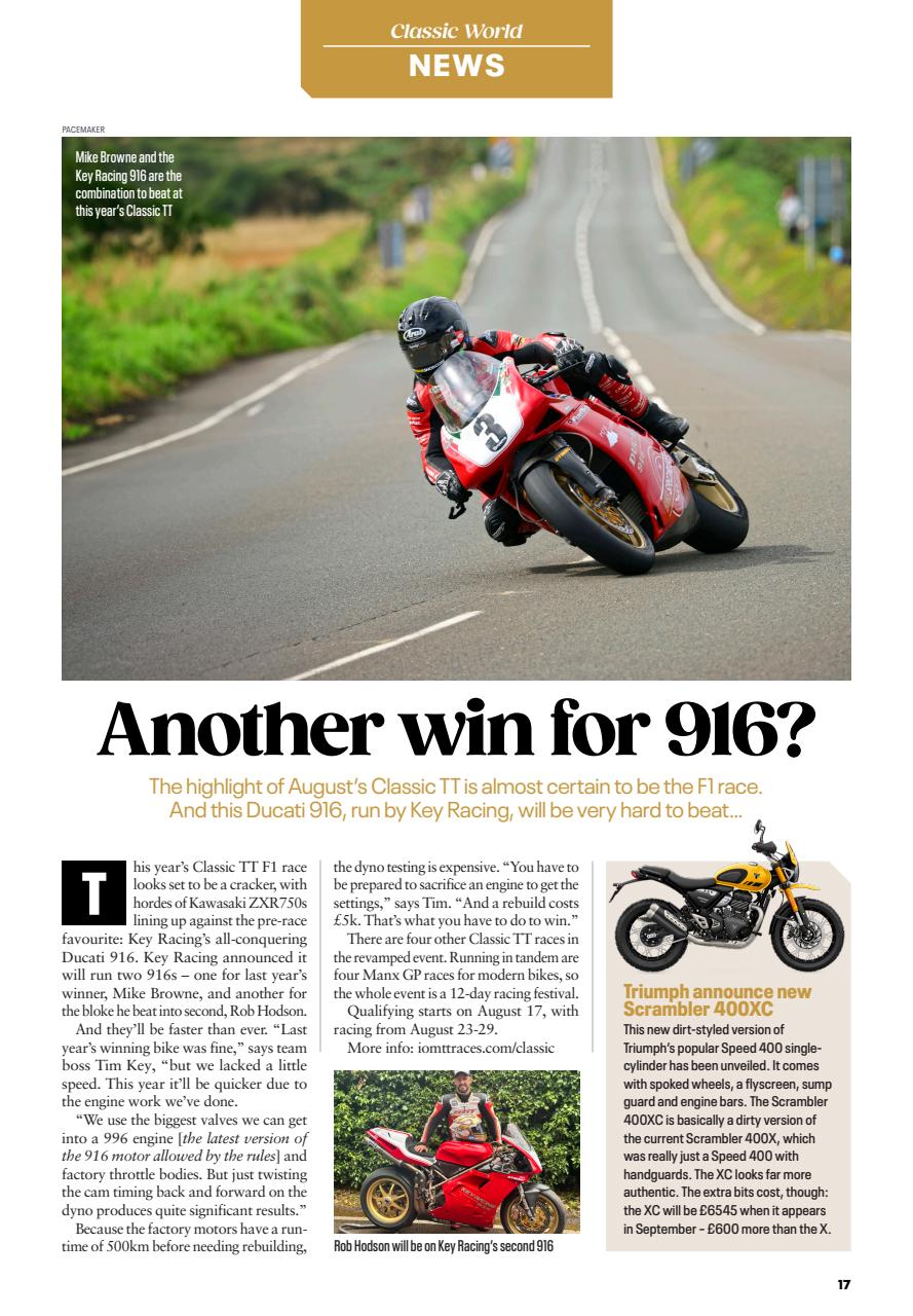 Classic Bike Preview Pages