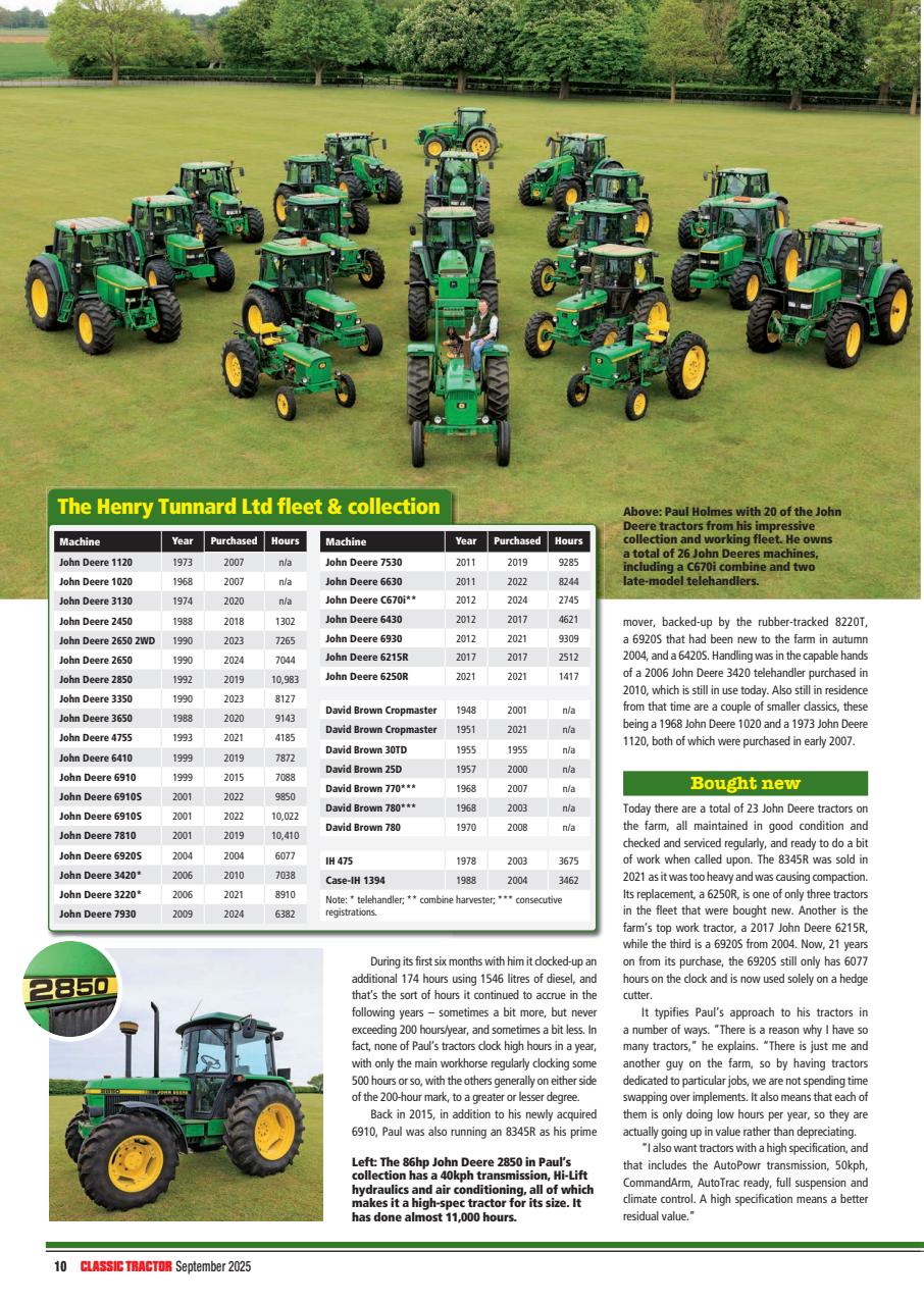 Classic Tractor Preview Pages
