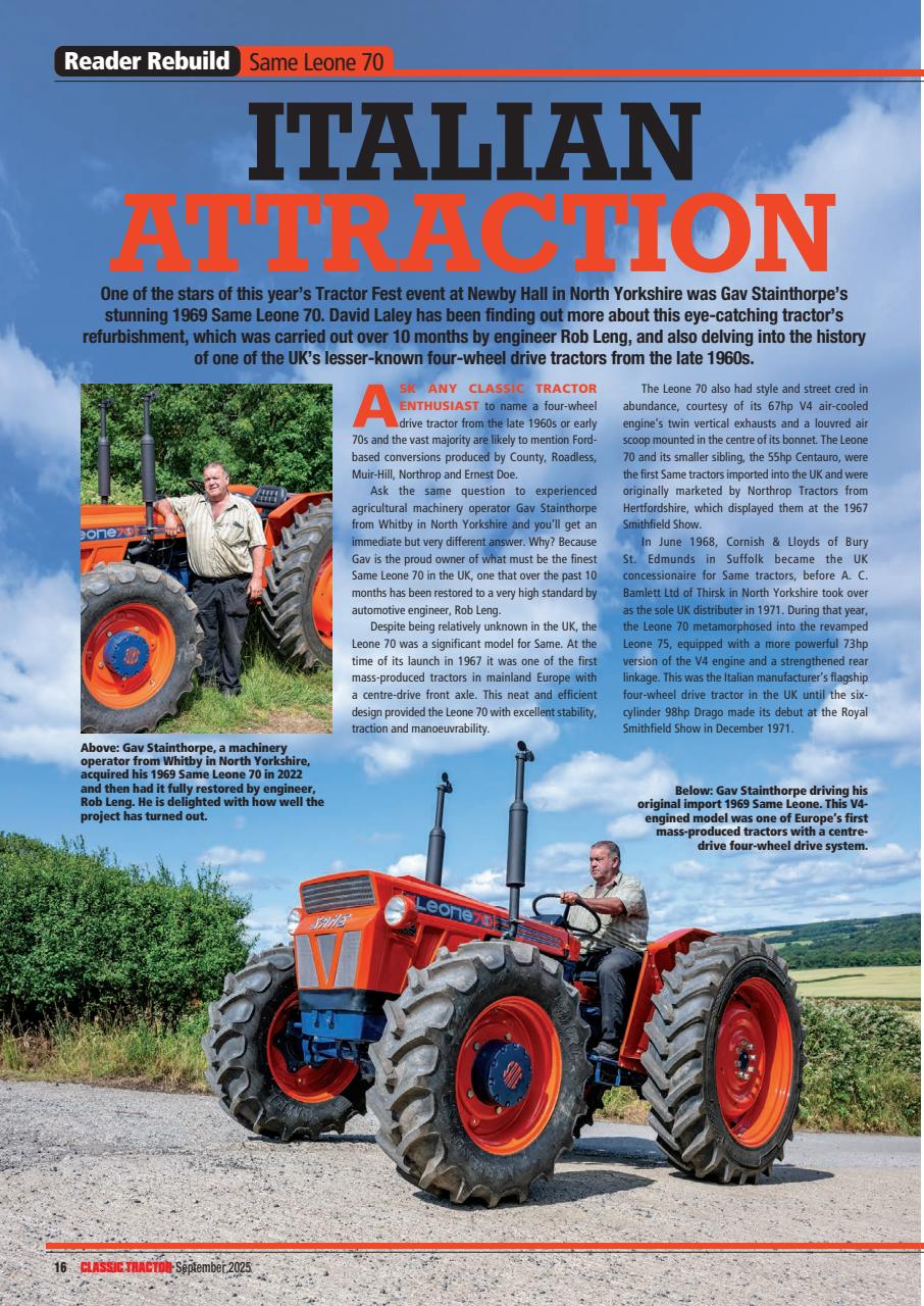 Classic Tractor Preview Pages