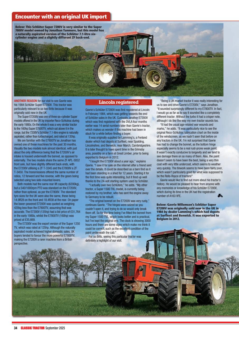 Classic Tractor Preview Pages