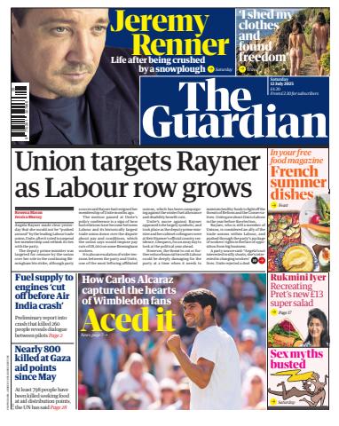 The Guardian Newspaper issue Saturday, 12 July 2025