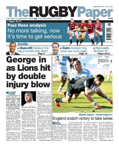 The Rugby Paper issue 13th July 2025
