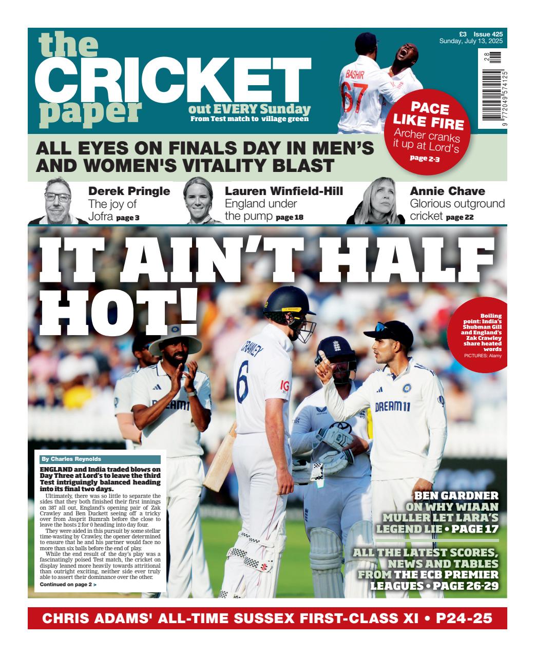 The Cricket Paper Preview Pages