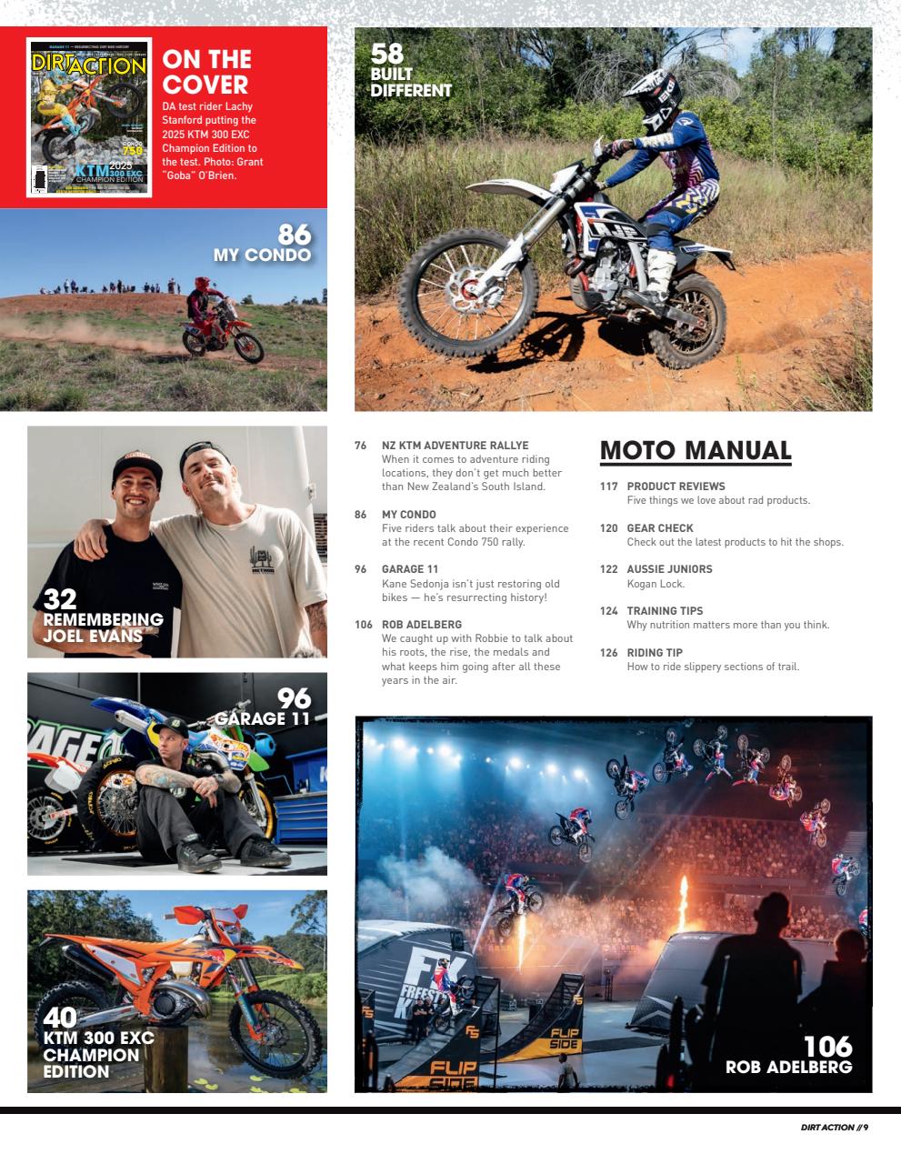 Dirt Action Preview Pages