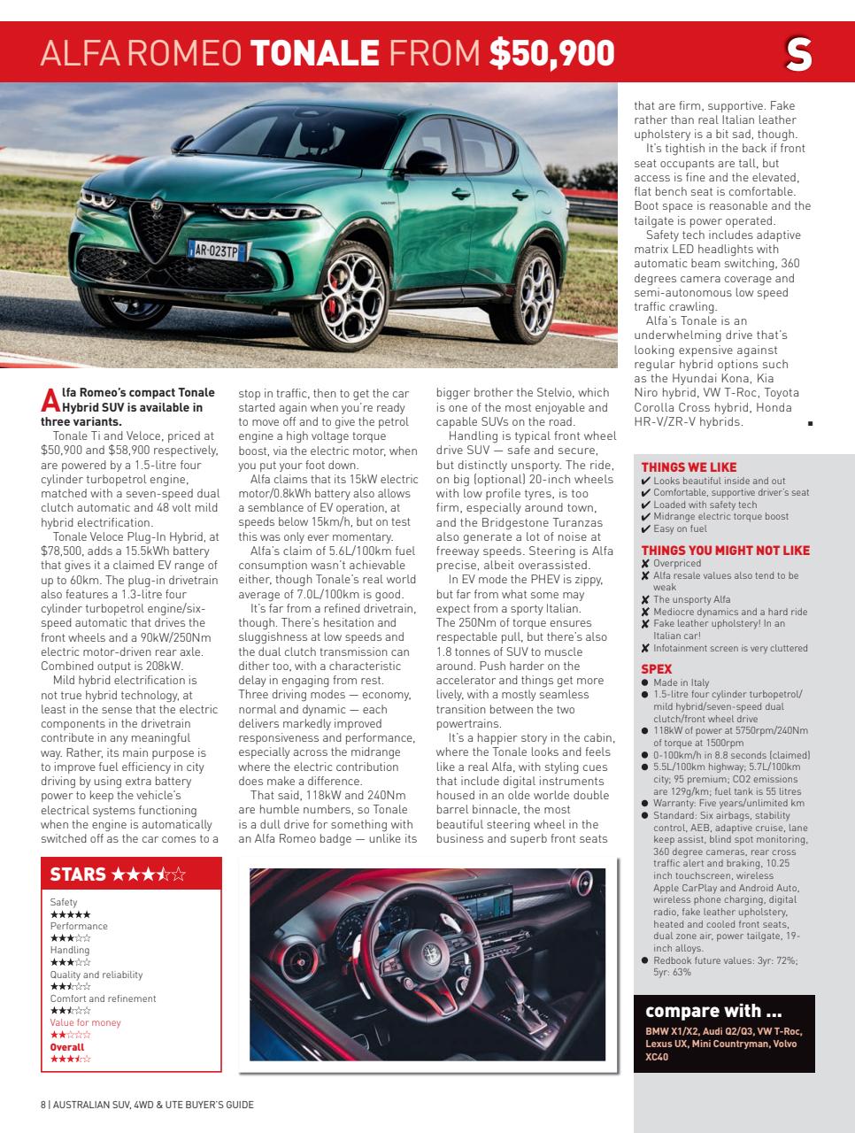 Australian 4WD and SUV Buyers Guide Preview Pages
