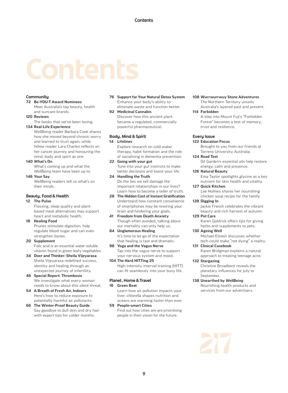 WellBeing Preview Pages