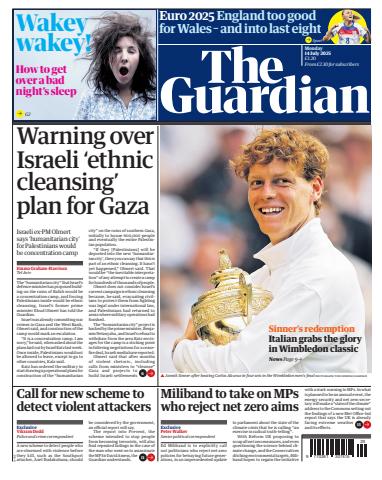 The Guardian Newspaper issue Monday, 14 July 2025