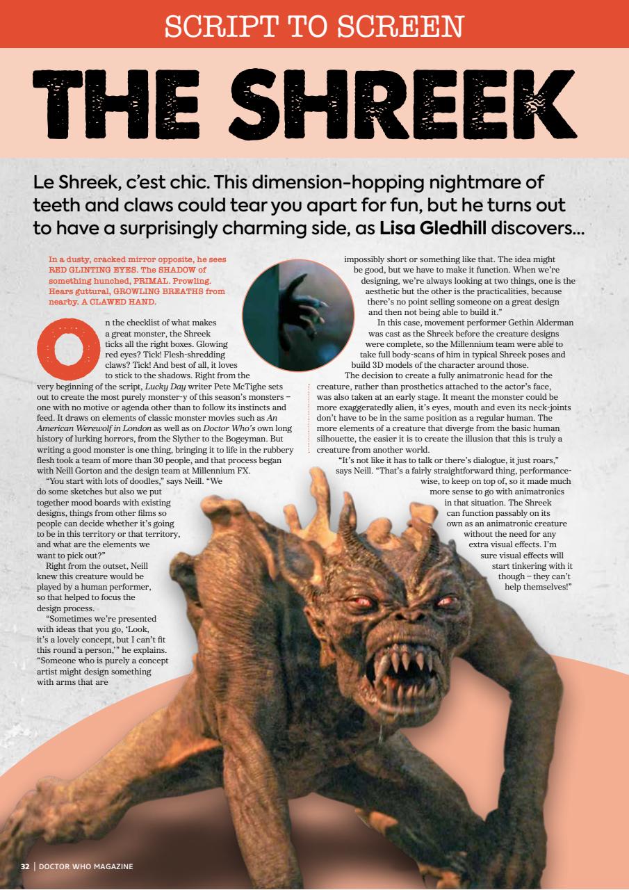 Doctor Who Magazine Preview Pages
