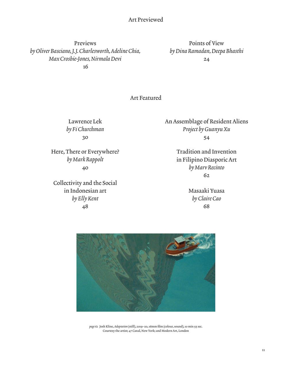 ArtReview Asia Preview Pages