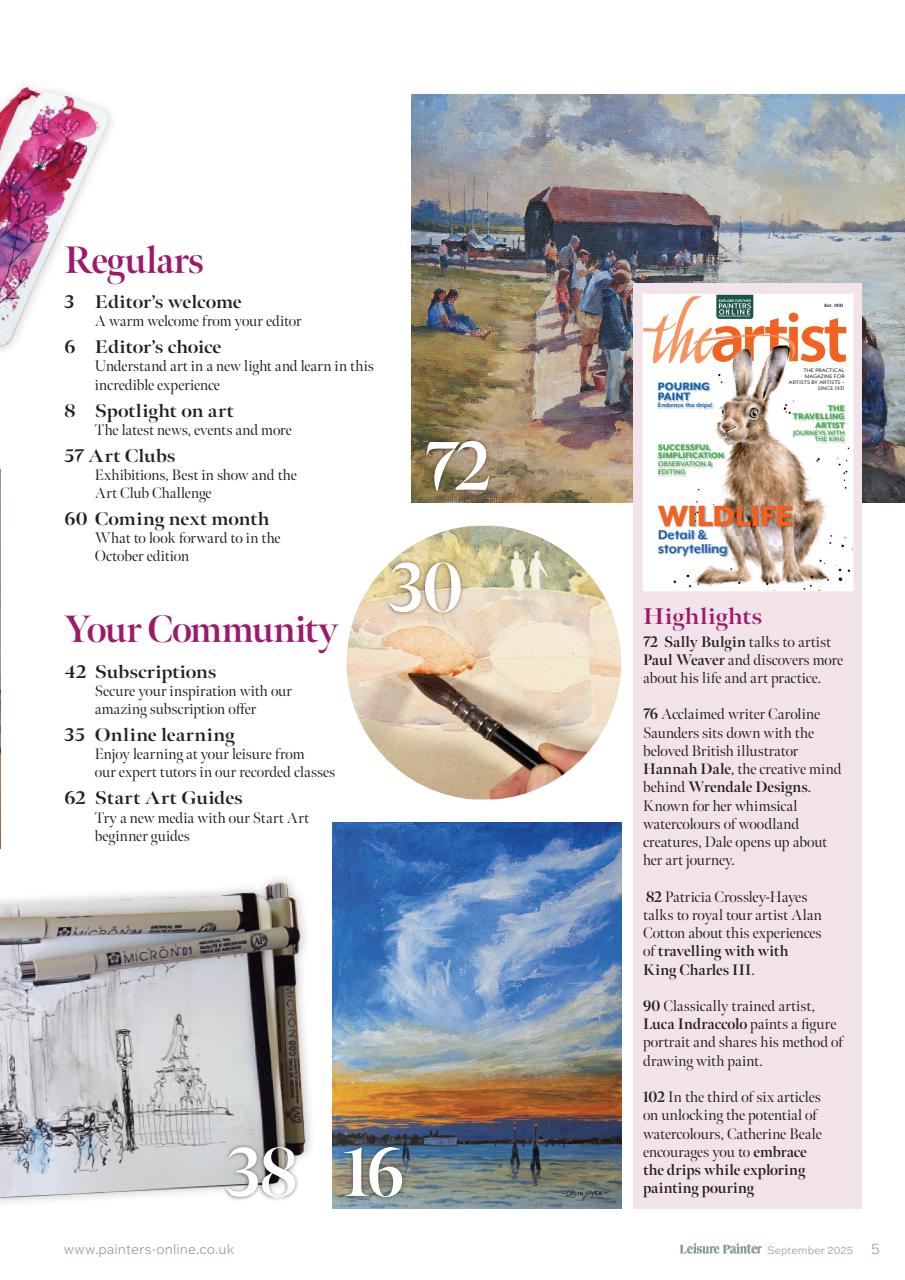 Leisure Painter & The Artist Preview Pages