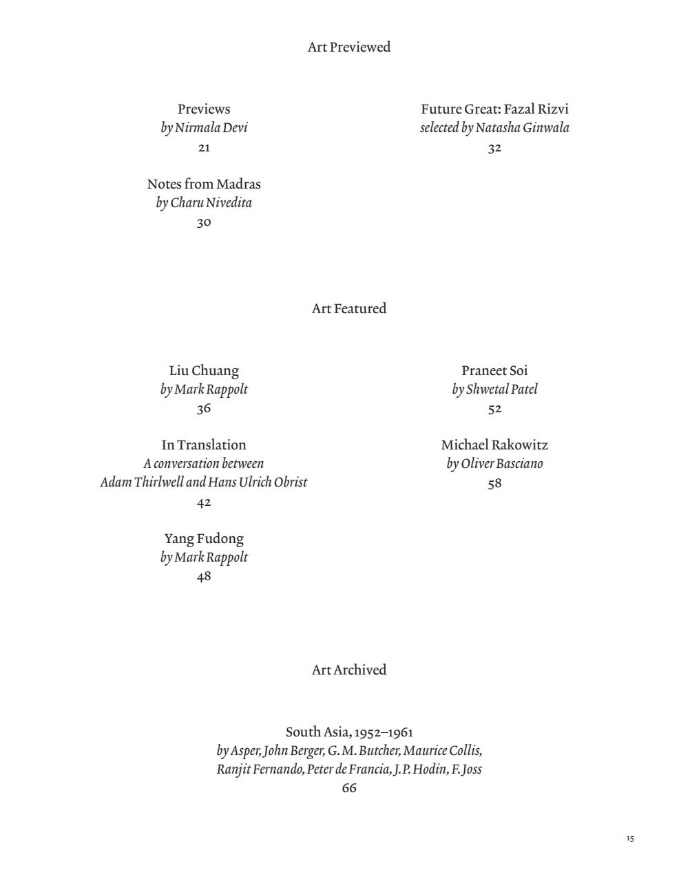 ArtReview Asia Preview Pages