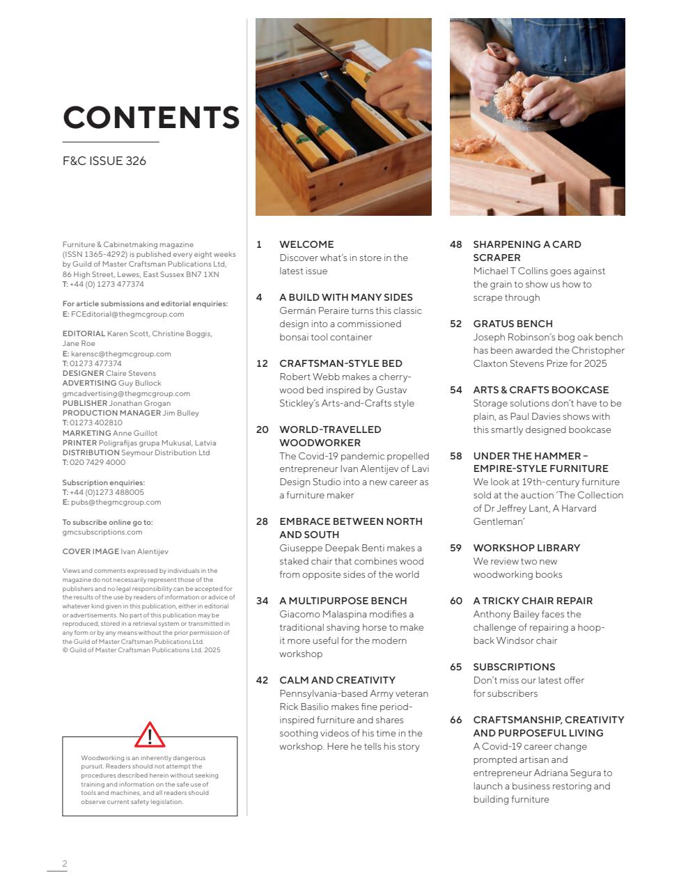 Furniture & Cabinetmaking Preview Pages