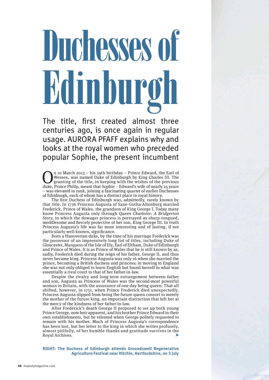 Majesty Magazine Preview Pages