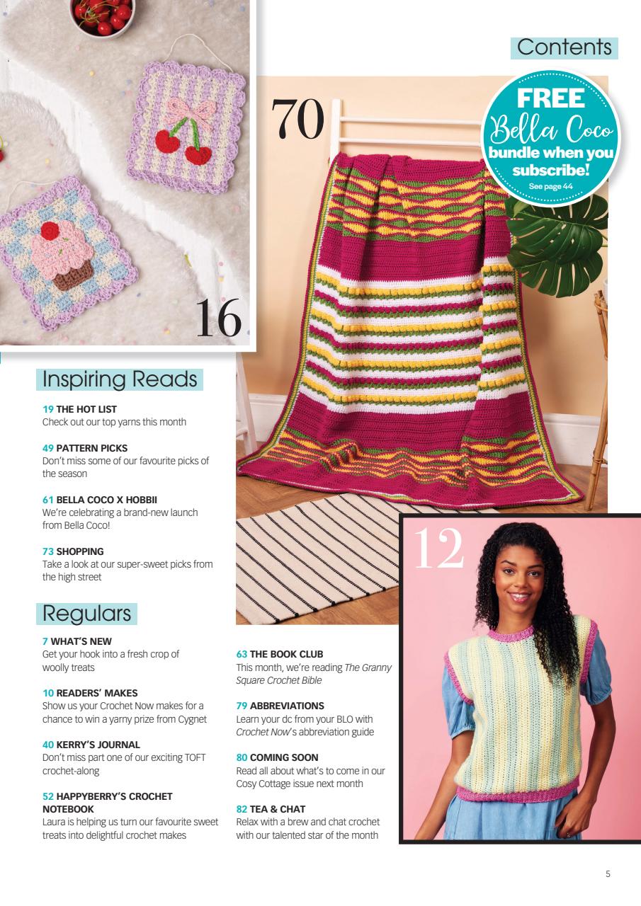 Crochet Now Magazine Preview Pages
