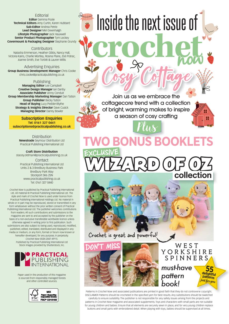 Crochet Now Magazine Preview Pages