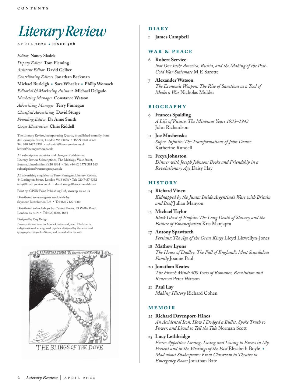 Literary Review Preview Pages