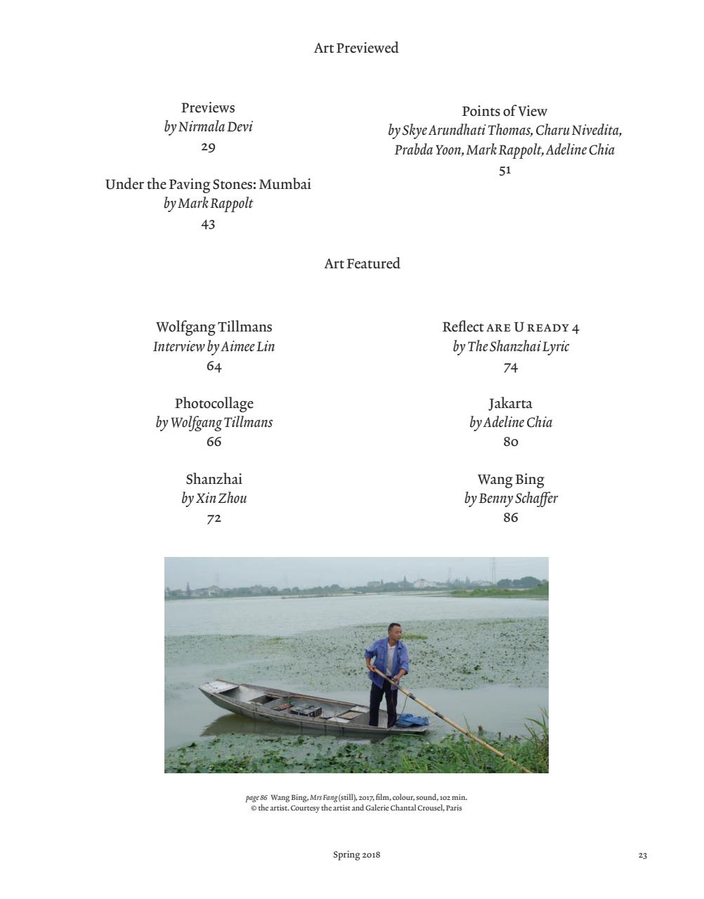ArtReview Asia Preview Pages