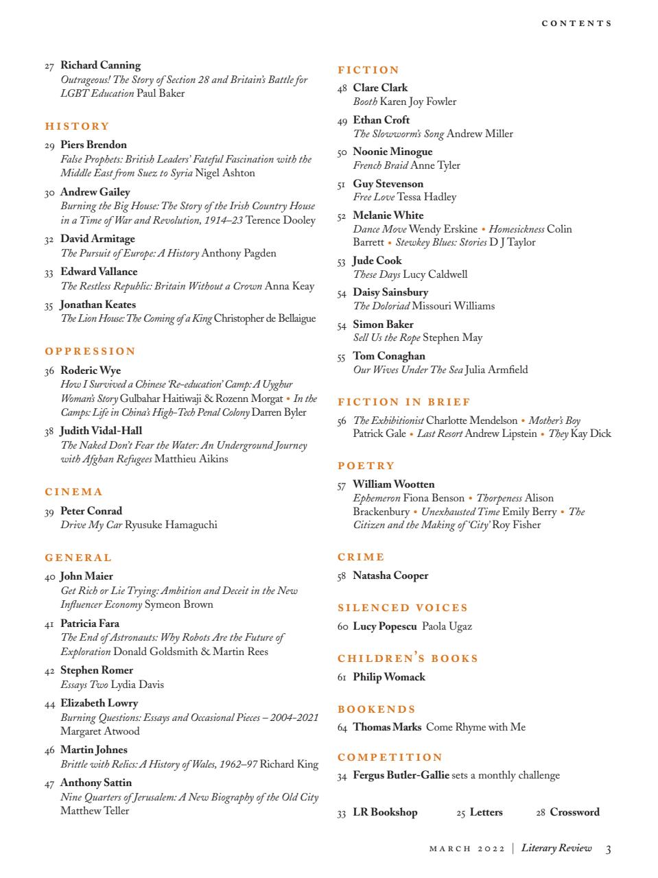 Literary Review Preview Pages