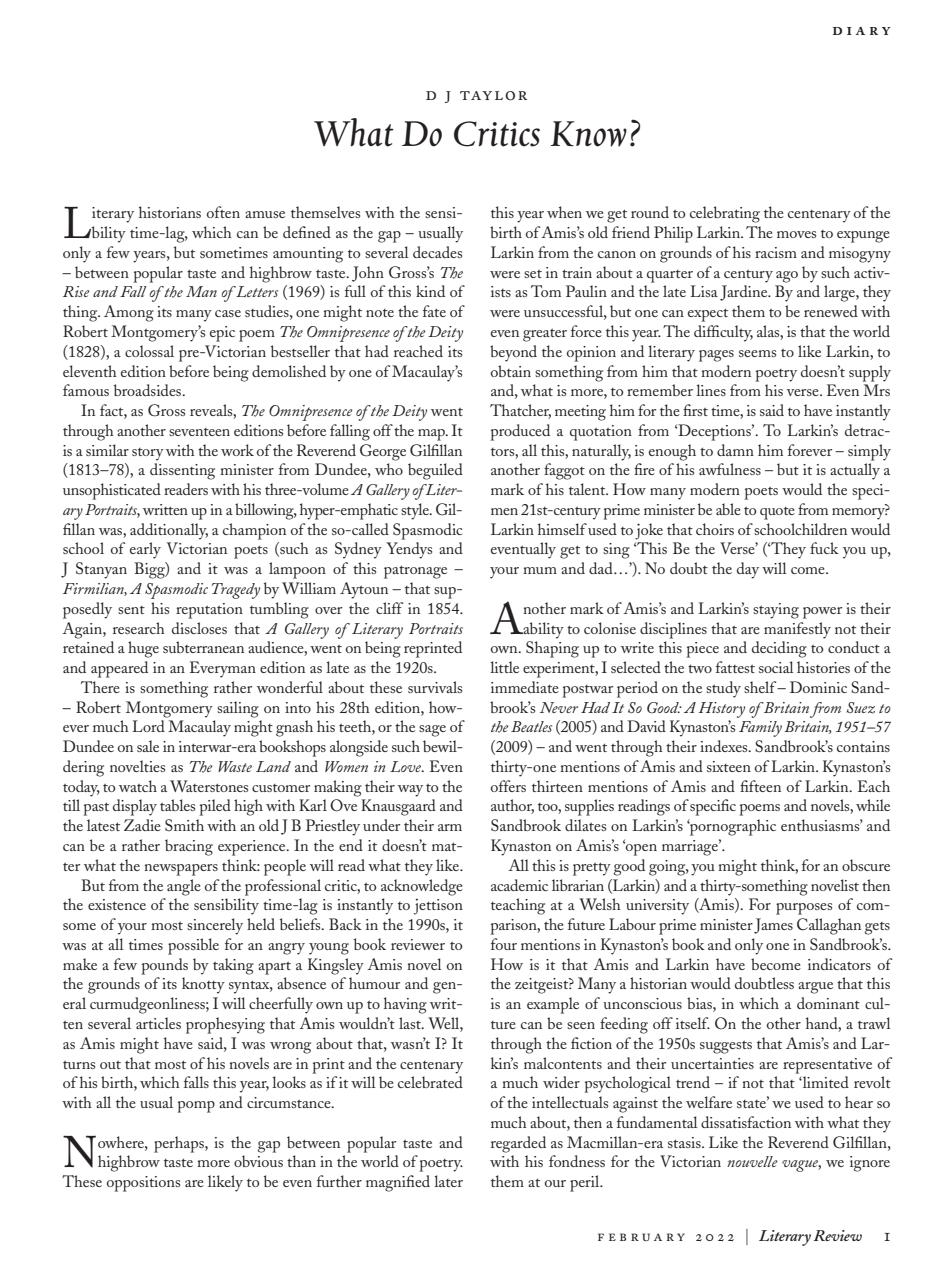 Literary Review Preview Pages