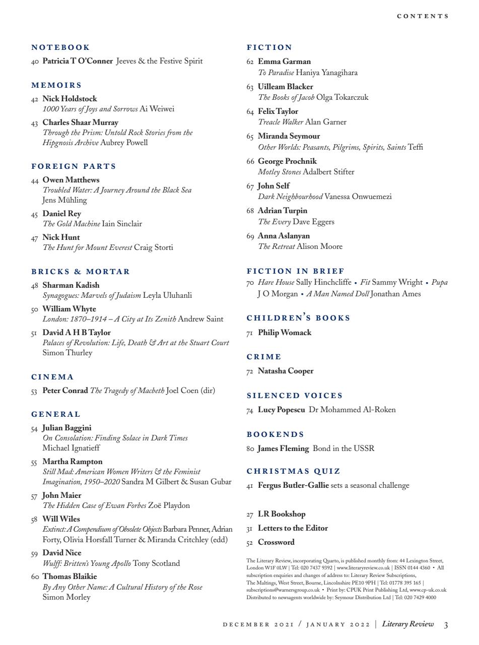 Literary Review Preview Pages