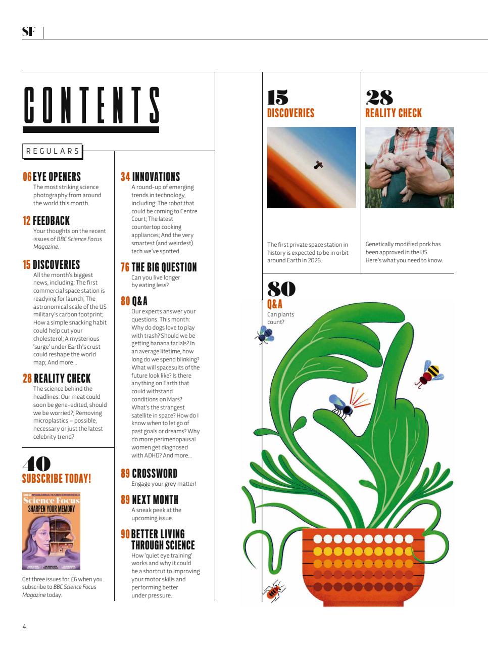 BBC Science Focus Magazine Preview Pages