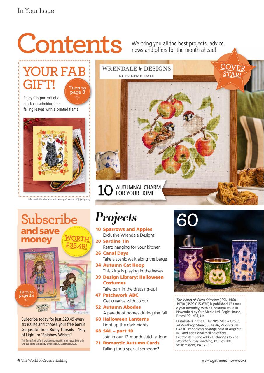 The World of Cross Stitching Preview Pages