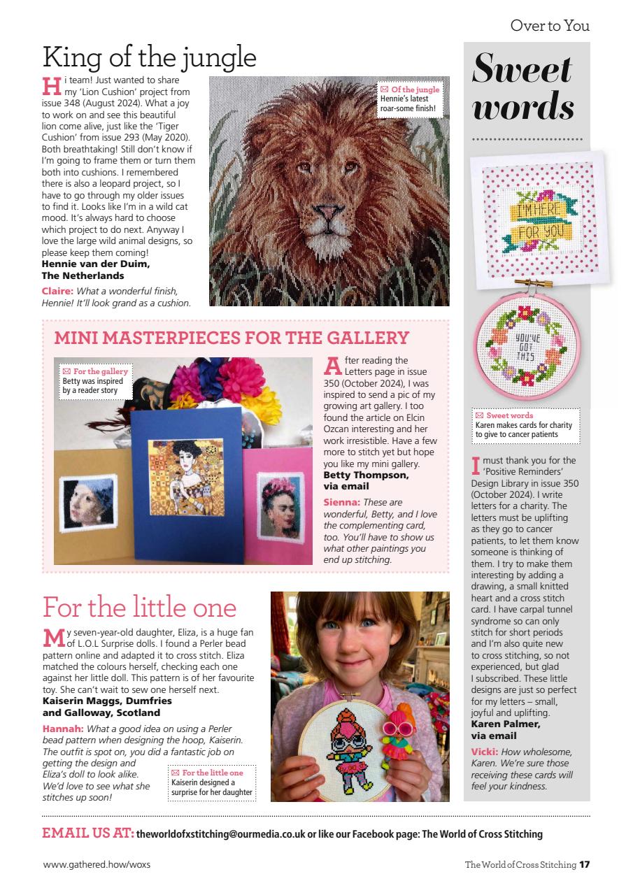 The World of Cross Stitching Preview Pages