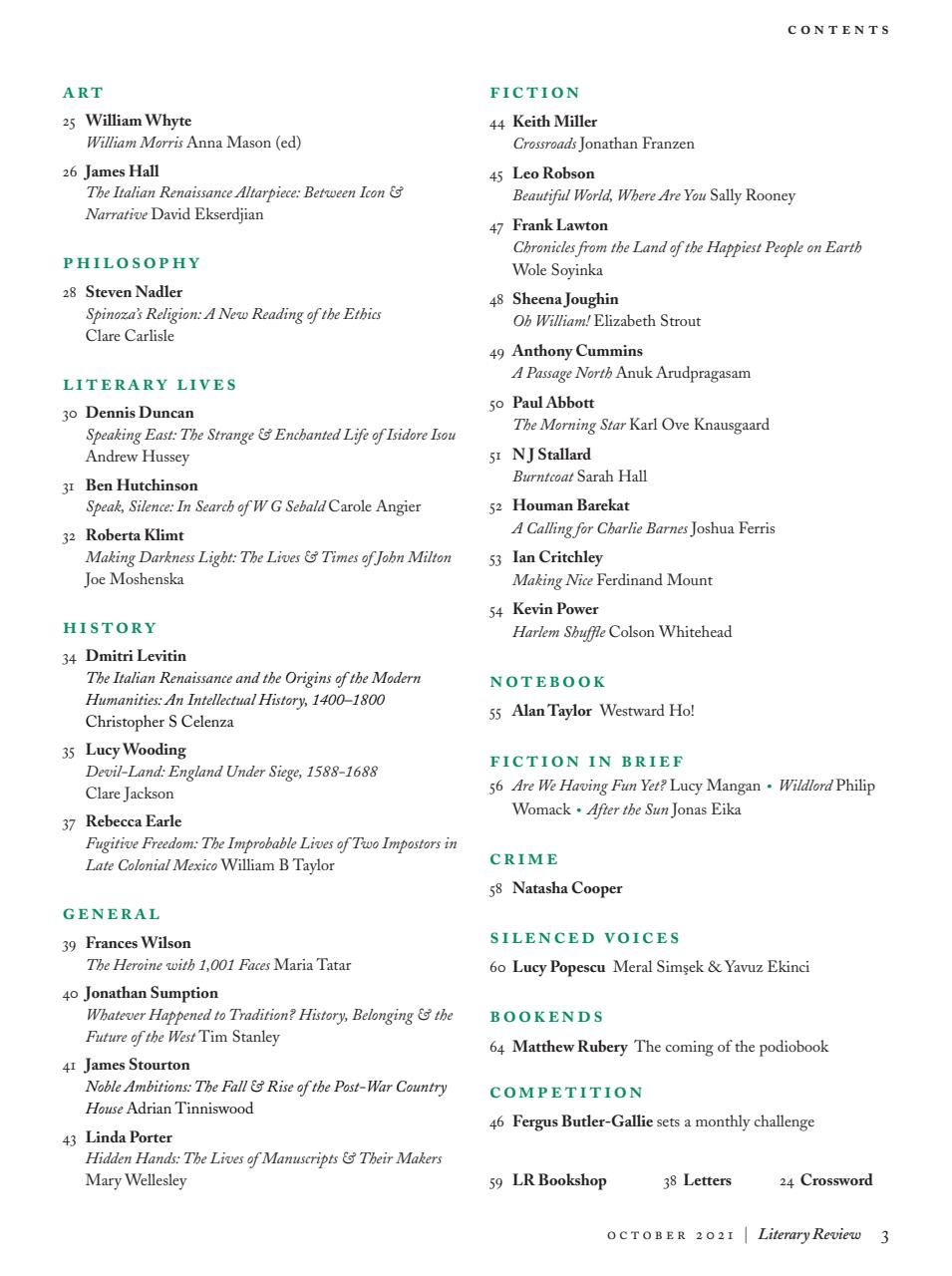 Literary Review Preview Pages