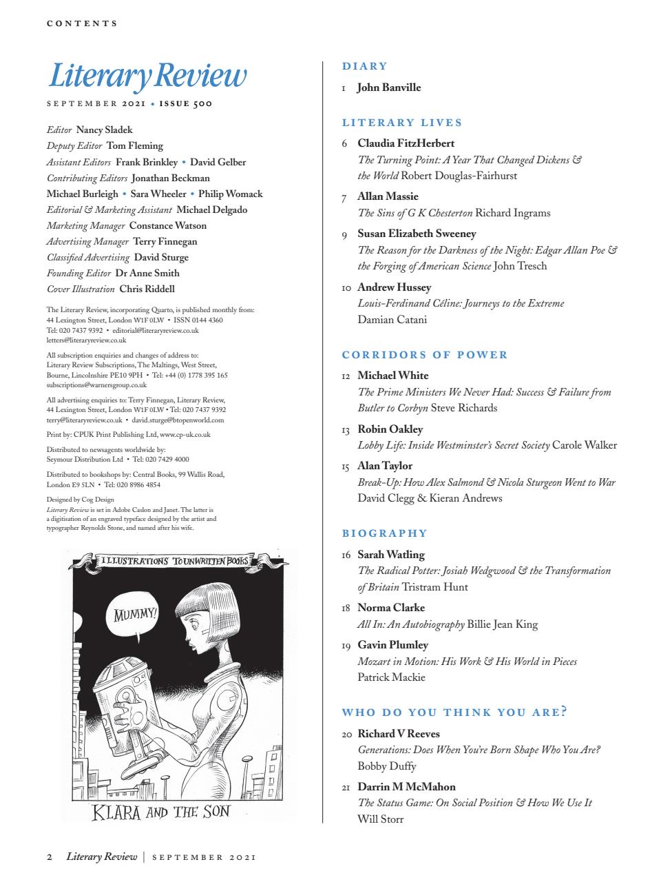 Literary Review Preview Pages